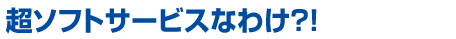 ���\�t�g�T�[�r�X�Ȃ킯�H�I